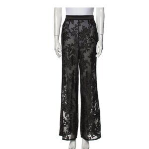 LPA Patterned Sheer Wide Leg Pants Size: S